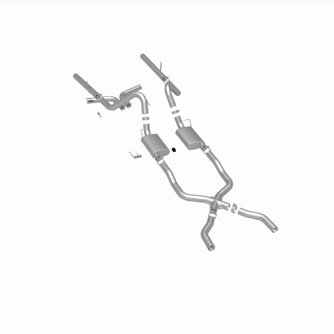 Street Series Crossmember-Back Performance Exhaust System <br>55-57 Chevy Bel Air 4.3L, 4.6L