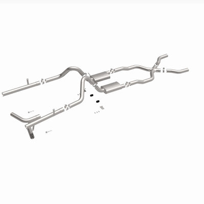 Street Series Crossmember-Back Performance Exhaust System <br>55-57 Chevy Bel Air 4.3L, 4.6L