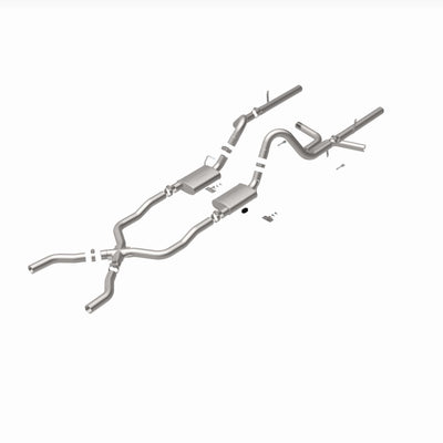 Street Series Crossmember-Back Performance Exhaust System <br>55-57 Chevy Bel Air 4.3L, 4.6L