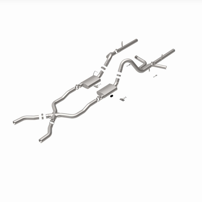 Street Series Crossmember-Back Performance Exhaust System <br>55-57 Chevy Bel Air 4.3L, 4.6L