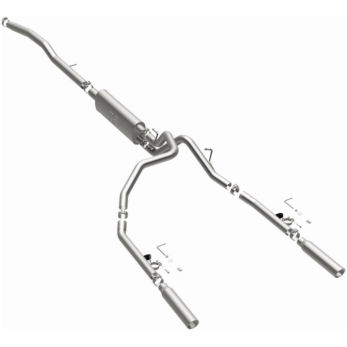Street Series Cat-Back Performance Exhaust System <br>05-08 Dodge Dakota, 06-08 Mitsubishi Raider 3.7L, 4.7L