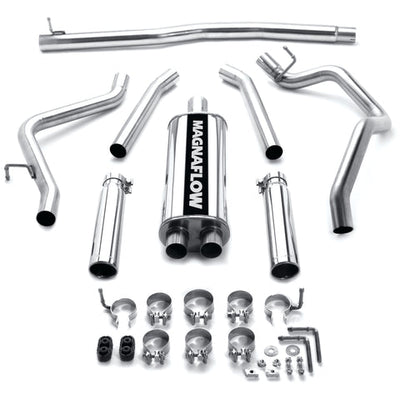 Street Series Cat-Back Performance Exhaust System <br>05-08 Dodge Dakota, 06-08 Mitsubishi Raider 3.7L, 4.7L