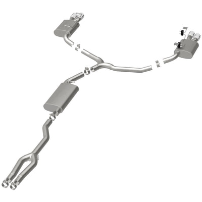 Street Series Cat-Back Performance Exhaust System <br>05-10 Chrysler 300 2.7L, 3.5L