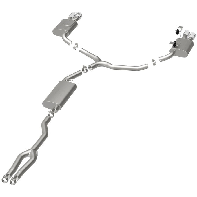 Street Series Cat-Back Performance Exhaust System <br>05-10 Chrysler 300 2.7L, 3.5L