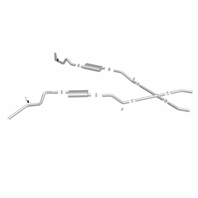 Street Series Crossmember-Back Performance Exhaust System <br>60-72 Chevy C10, C20 Pickup