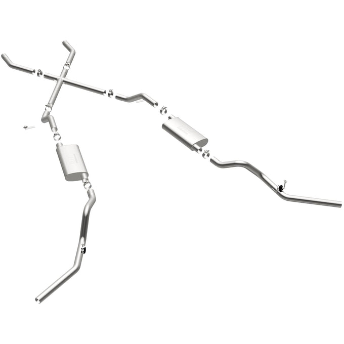 Street Series Crossmember-Back Performance Exhaust System <br>60-72 Chevy C10, C20 Pickup