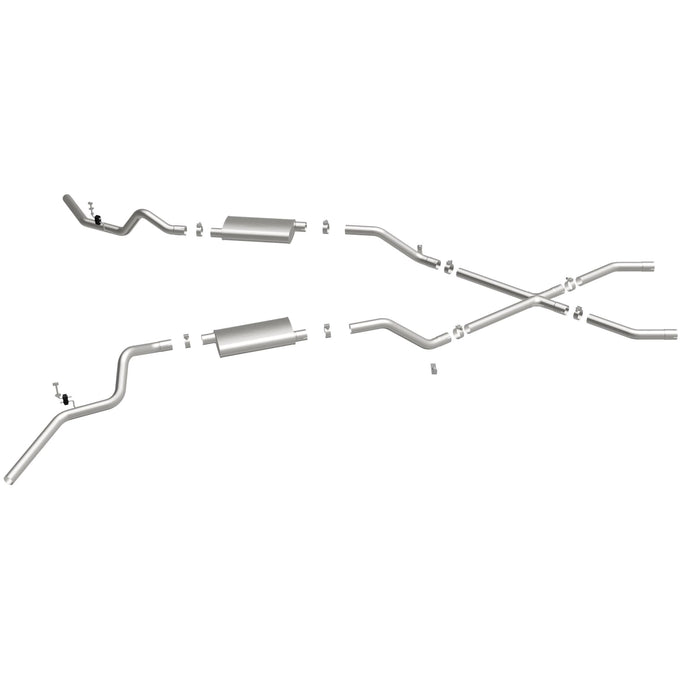 Street Series Crossmember-Back Performance Exhaust System <br>60-72 Chevy C10, C20 Pickup