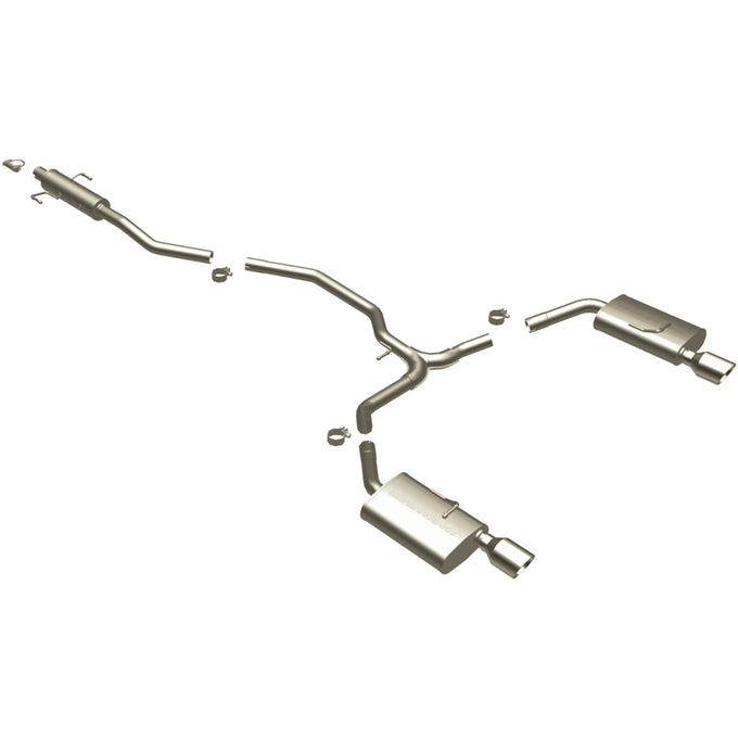 Street Series Cat-Back Performance Exhaust System <br>06-12 Ford Fusion 3.0L 3.5L, 07-09 Lincoln MKZ 3.5L