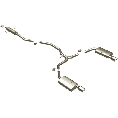 Street Series Cat-Back Performance Exhaust System <br>06-12 Ford Fusion 3.0L 3.5L, 07-09 Lincoln MKZ 3.5L