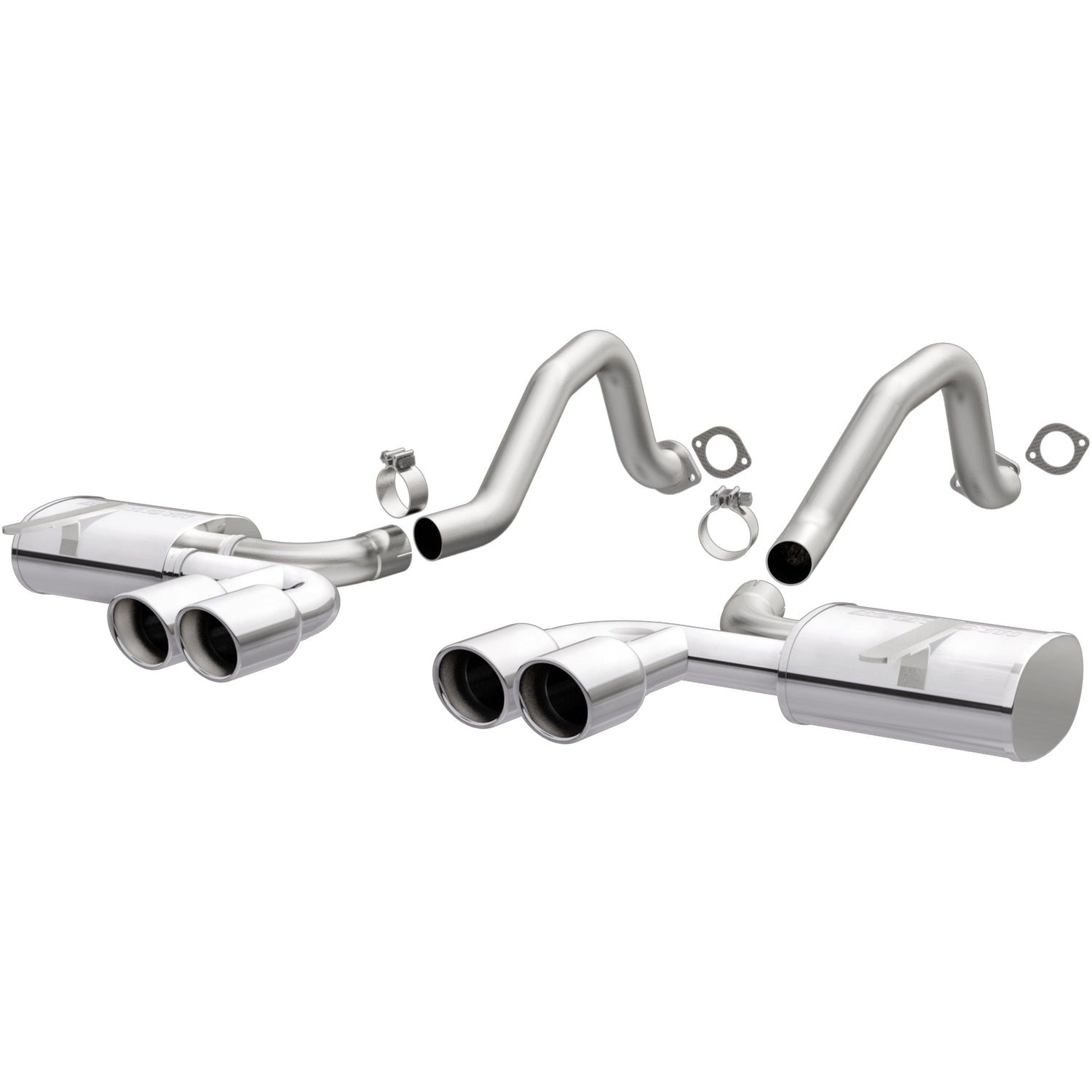 Street Series Axle-Back Performance Exhaust System <br>97-04 Chevy Corvette 5.7L