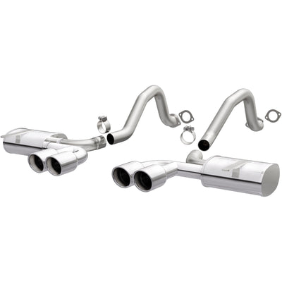Street Series Axle-Back Performance Exhaust System <br>97-04 Chevy Corvette 5.7L