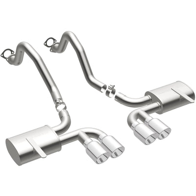 Street Series Axle-Back Performance Exhaust System <br>97-04 Chevy Corvette 5.7L