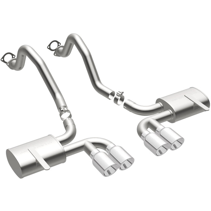 Street Series Axle-Back Performance Exhaust System <br>97-04 Chevy Corvette 5.7L