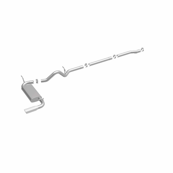 Series Cat-Back Performance Exhaust System <br>07-11 Jeep Wrangler 3.8L