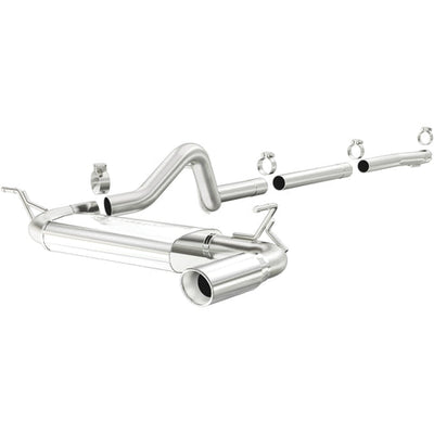 Series Cat-Back Performance Exhaust System <br>07-11 Jeep Wrangler 3.8L