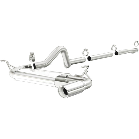 Series Cat-Back Performance Exhaust System <br>07-11 Jeep Wrangler 3.8L