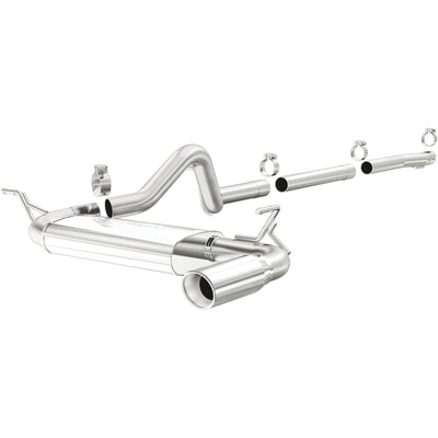 Series Cat-Back Performance Exhaust System <br>07-11 Jeep Wrangler 3.8L