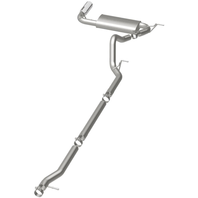 Series Cat-Back Performance Exhaust System <br>07-11 Jeep Wrangler 3.8L