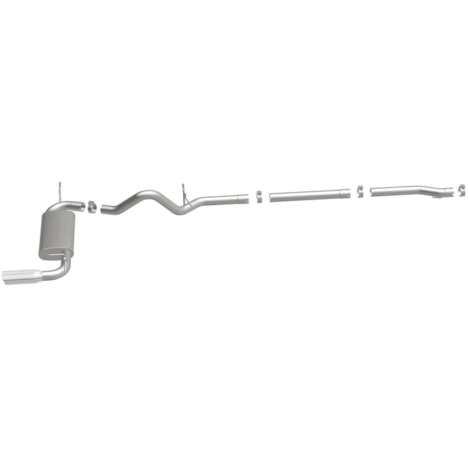 Series Cat-Back Performance Exhaust System <br>07-11 Jeep Wrangler 3.8L