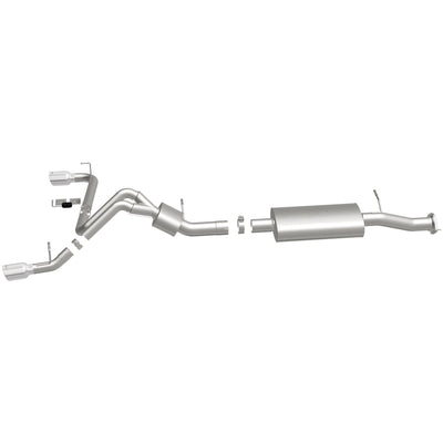 Street Series Cat-Back Performance Exhaust System <br>2008 Hummer H2 6.2L