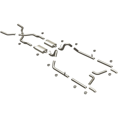 Street Series Crossmember-Back Performance Exhaust System <br>55-57 Chevy Bel Air 4.3L, 4.6L