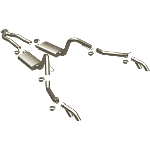 Street Series Cat-Back Performance Exhaust System <br>75-81 Pontiac Firebird 4.9L, 5.0L, 5.7L, 6.6L