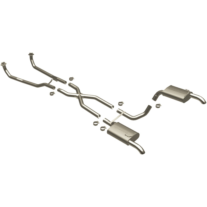 Street Series Crossmember-Back Performance Exhaust System <br>68-73 Chevy Corvette 5.3L, 5.7L