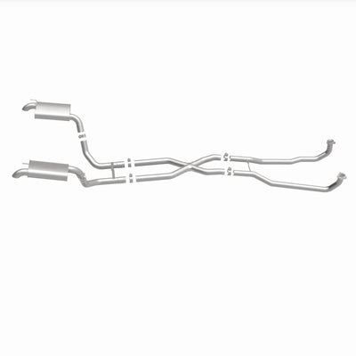 Street Series Crossmember-Back Performance Exhaust System <br>68-73 Chevy Corvette 5.3L, 5.7L