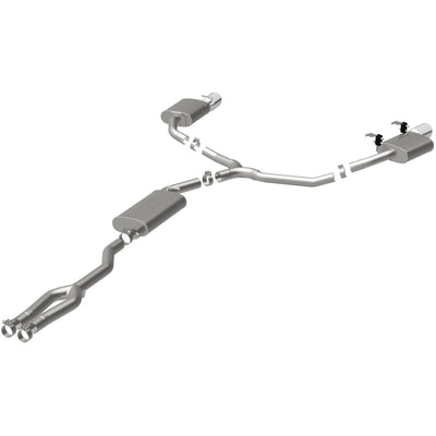 Street Series Cat-Back Performance Exhaust System <br>06-10 Dodge Charger 2.7L, 3.5L