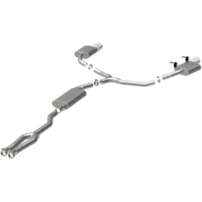 Street Series Cat-Back Performance Exhaust System <br>06-10 Dodge Charger 2.7L, 3.5L