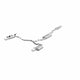 Street Series Cat-Back Performance Exhaust System <br>06-10 Dodge Charger 2.7L, 3.5L