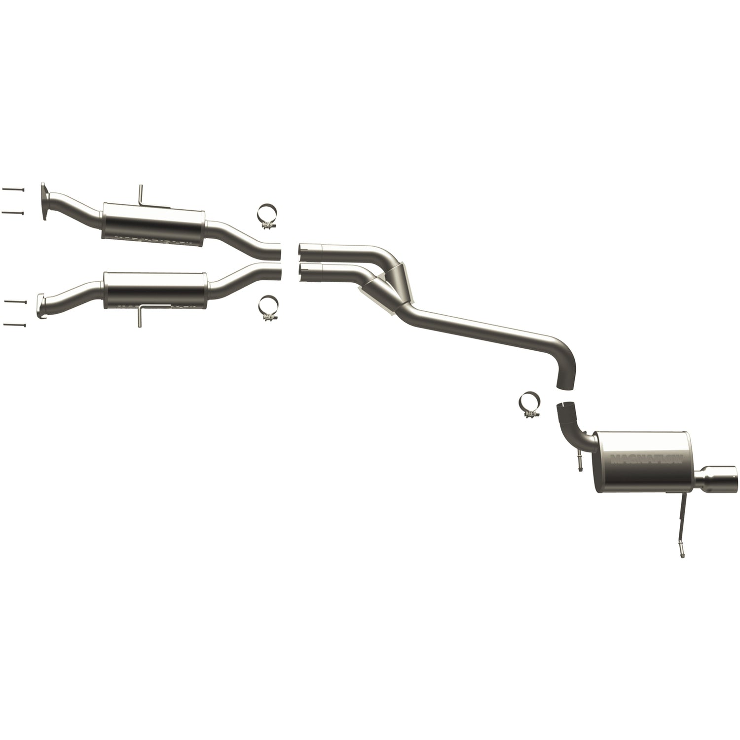 Street Series Cat-Back Performance Exhaust System <br>11-13 Jeep Grand Cherokee 3.6L