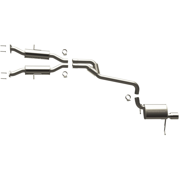 Street Series Cat-Back Performance Exhaust System <br>11-13 Jeep Grand Cherokee 3.6L