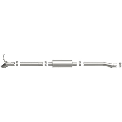 Off-Road Pro Series Cat-Back Performance Exhaust System <br>07-11 Jeep Wrangler 3.8L