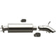 Off-Road Pro Series Cat-Back Performance Exhaust System <br>00-06 Jeep Wrangler 2.4L, 2.5L, 4.0L