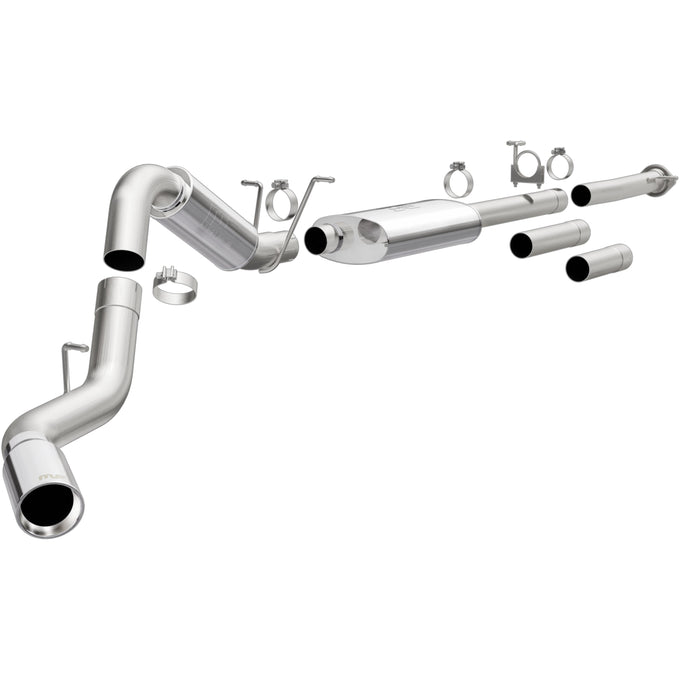 Street Series Cat-Back Performance Exhaust System <br>11-19 Chevy Silverado / GMC Sierra 2500 3500 HD 6.0L