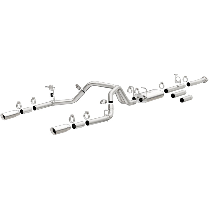 Street Series Cat-Back Performance Exhaust System <br>11-19 Chevy Silverado / GMC Sierra 2500 3500 HD 6.0L