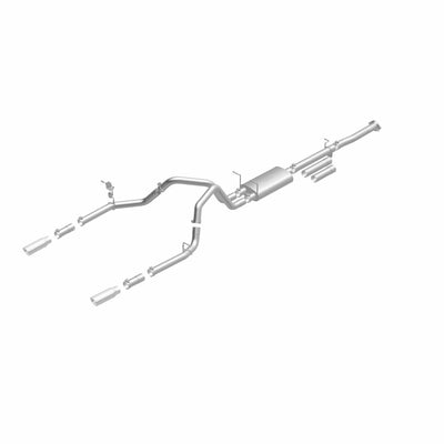 Street Series Cat-Back Performance Exhaust System <br>11-19 Chevy Silverado / GMC Sierra 2500 3500 HD 6.0L