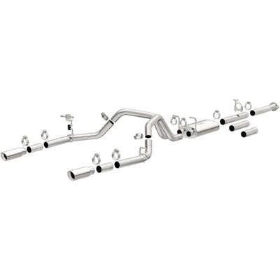 Street Series Cat-Back Performance Exhaust System <br>11-19 Chevy Silverado / GMC Sierra 2500 3500 HD 6.0L