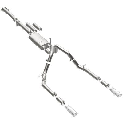 Street Series Cat-Back Performance Exhaust System <br>11-19 Chevy Silverado / GMC Sierra 2500 3500 HD 6.0L