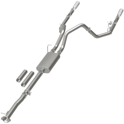 Street Series Cat-Back Performance Exhaust System <br>11-19 Chevy Silverado / GMC Sierra 2500 3500 HD 6.0L