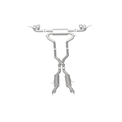 Street Series Cat-Back Performance Exhaust System <br>14-21 Jeep Grand Cherokee 3.6L, 5.7L