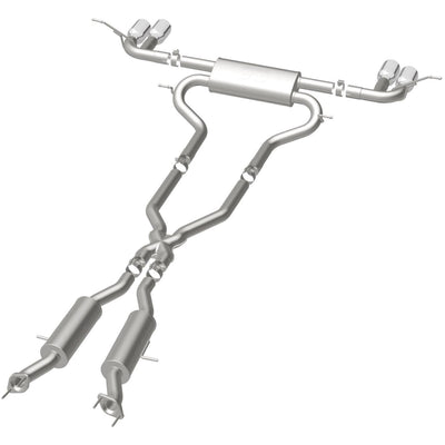 Street Series Cat-Back Performance Exhaust System <br>14-21 Jeep Grand Cherokee 3.6L, 5.7L