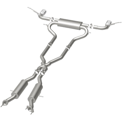 Street Series Cat-Back Performance Exhaust System <br>2022 Jeep Grand Cherokee WK, 11-21 Grand Cherokee 3.6L, 5.7L