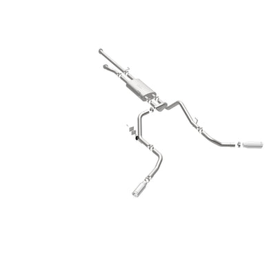 Street Series Cat-Back Performance Exhaust System <br>09-21 Toyota Tundra 4.6L, 4.7L, 5.7L