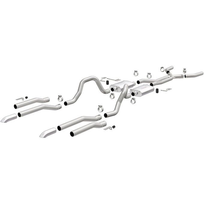 Street Series Crossmember-Back Performance Exhaust System <br>75-79 Chrysler Cordoba, 63-64 Dodge 330 Polara