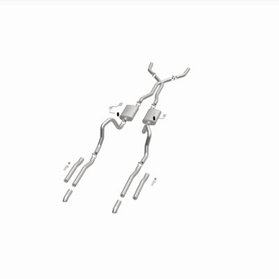 Street Series Crossmember-Back Performance Exhaust System <br>75-79 Chrysler Cordoba, 63-64 Dodge 330 Polara
