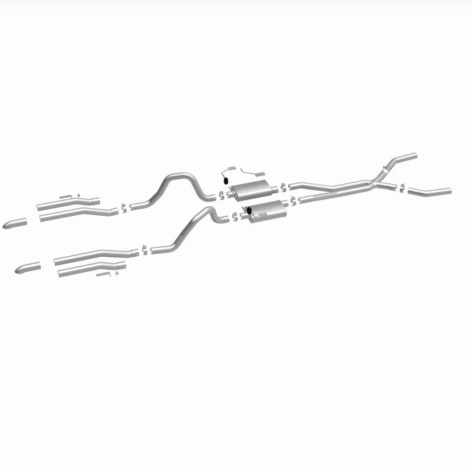 Street Series Crossmember-Back Performance Exhaust System <br>75-79 Chrysler Cordoba, 63-64 Dodge 330 Polara