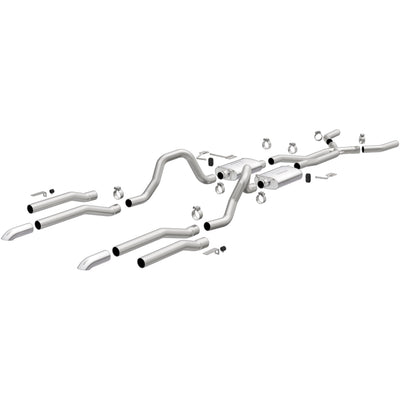 Street Series Crossmember-Back Performance Exhaust System <br>75-79 Chrysler Cordoba, 63-64 Dodge 330 Polara