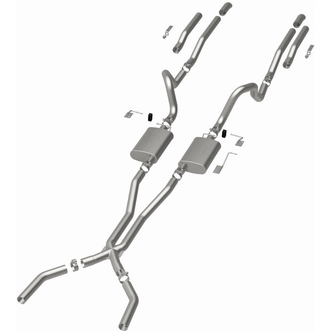 Street Series Crossmember-Back Performance Exhaust System <br>75-79 Chrysler Cordoba, 63-64 Dodge 330 Polara